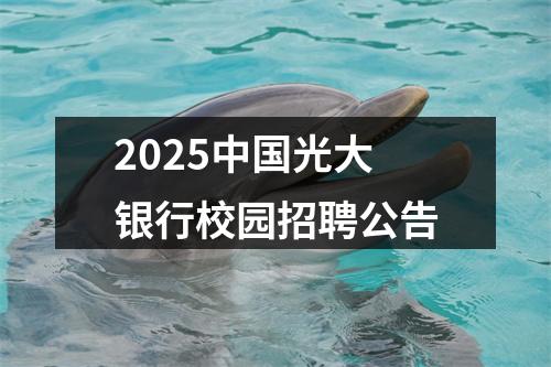 2025中国光大银行校园招聘公告 图片
